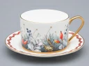 Чашка с блюдцем 250 мл, форма Идиллия, рисунок Календа-2, арт. 81.33748.00.1,  Чашка с блюдцем 250 мл, форма Идиллия, рисунок Календа-2, арт. 81.33748.00.1,
