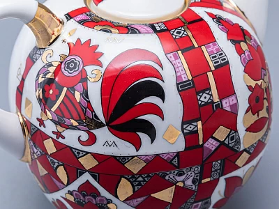 Чайник доливной Новгородский Красный конь 2450 мл арт. 80.00765.00.1