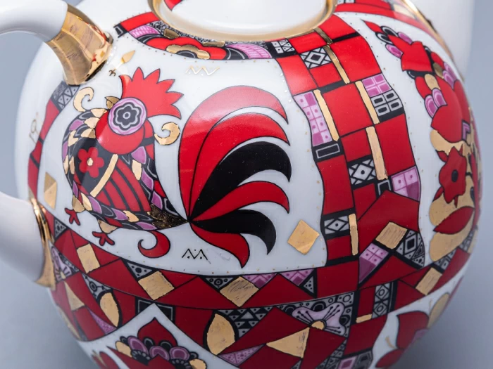 Чайник доливной Новгородский Красный конь 2450 мл арт. 80.00765.00.1, 