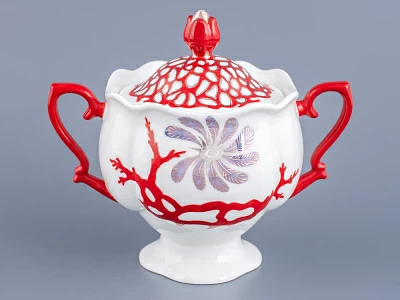 Сахарница форма Наташа, рисунок Сокровища моря арт. 80.60823.00.1