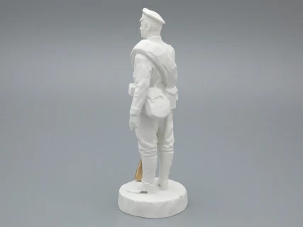 Скульптура Рядовой армейского полка эпохи Николая II, в подарочной упаковке, рисунок Белый бисквит, арт 81.33424.00.1, 