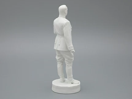 Скульптура Маршал Жуков Г.К., в подарочной упаковке, Белый бисквит, арт. 81.33453.00.1