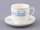 Чашка с блюдцем кофейная форма Ландыш рисунок Мечтай, арт. 81.32908.00.1, 