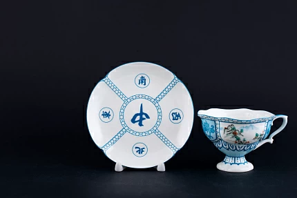 Сервиз чайный Горы и воды на форме Наташа арт 81.19889.00.1