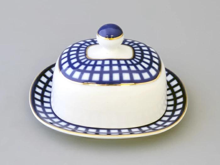 Масленка Прямоугольная Кобальтовая клетка арт. 80.04425.00.1, 