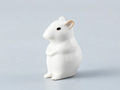 Скульптура форма Мышь малютка рисунок Альбинос арт. 82.61107.00.1