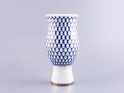 Ваза Цветок Кобальтовая сетка арт. 80.74815.00.1