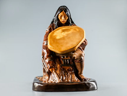 Скульптура Народности России Тунгусский шаман арт. 82.78567.00.1