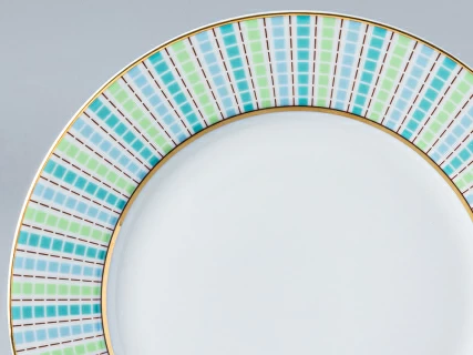 Тарелка мелкая 215 мм форма Европейская-2 рисунок Дублин арт. 80.9773100.1, 