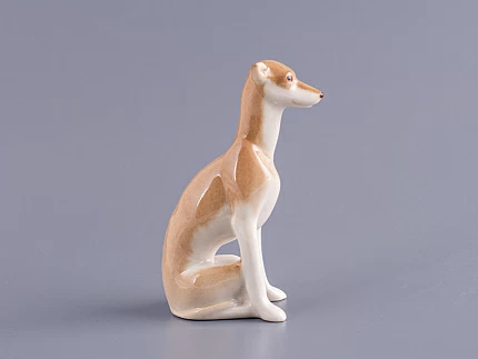Скульптура Левретка сидящая Вильма арт. 82.83388.00.1