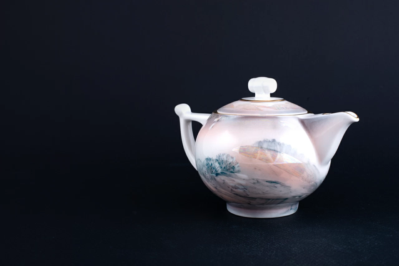 Заварочный Чайник Зима в деревне 2 на форме Кострома арт 40.03497.00.1, 