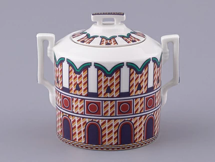 Сервиз чайный на 6 персон 20 предметов, форма Гербовая, рисунок Великая Русь, арт. 81.31998.00.1 Сервиз чайный на 6 персон 20 предметов, форма Гербовая, рисунок Великая Русь, арт. 81.31998.00.1