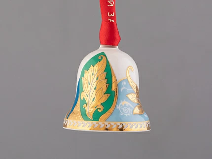 Подарочный набор Колокольчик форма Петелька рисунок Рождественские узоры 3 штуки, арт. 81.32619.00.1 Подарочный набор Колокольчик форма Петелька рисунок Рождественские узоры 3 штуки, арт. 81.32619.00.1