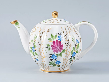 Сервиз чайный Тюльпан Золотые травки, 6 персон 14 предметов, арт. 81.20940.00.1