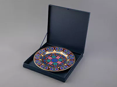 Тарелка декоративная 270 мм Европейская, в подарочной упаковке, рисунок Готическая 11 арт. 81.25631.00.1