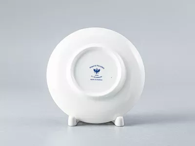 Чашка с блюдцем кофейная 165 мл форма Майская рисунок Золотой кантик арт. 81.13733.00.1