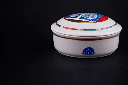 Шкатулка Елочка на форме Круглая, арт 60.05744.00.1 Шкатулка Елочка на форме Круглая, арт 60.05744.00.1