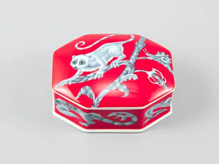 Туалетная коробочка Лямурия красный  арт. 80.37610.00.1, 