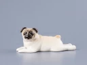 Скульптура Мопс лежащий арт. 82.79496.00.1, 