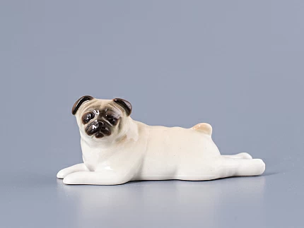 Скульптура Мопс лежащий арт. 82.79496.00.1 Скульптура Мопс лежащий арт. 82.79496.00.1