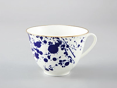 Чашка с блюдцем чайная форма Весенняя рисунок Splash арт. 81.29650.00.1