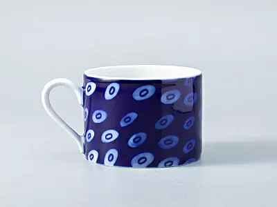 Чашка с блюдцем форма Соло рисунок Реки России. Амур арт. 81.28754.00.1