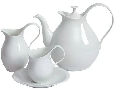 Сервиз чайный 7 предметов на 2 персоны, форма Талисман рисунок Белый арт. 81.16887.00.1