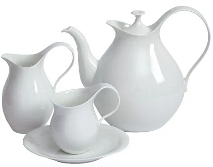 Сервиз чайный 7 предметов на 2 персоны, форма Талисман рисунок Белый арт. 81.16887.00.1