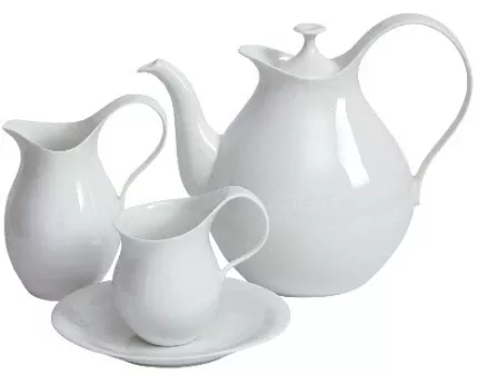 Сервиз чайный 7 предметов на 2 персоны, форма Талисман рисунок Белый арт. 81.16887.00.1