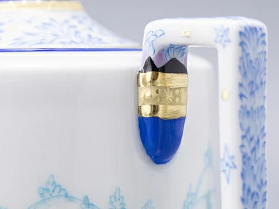 Чайник заварочный, форма Гербовая, рисунок Зимние забавы арт. 80.07795.00.1