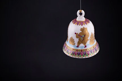 Колокольчик Петелька, Мишка с балалайкой арт 60.01374.00.1