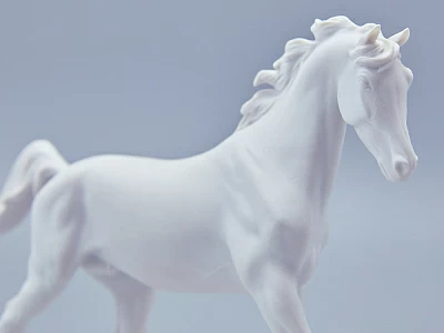 Скульптура в подарочной упаковке, форма Конь Арабской породы, рисунок Белый арт. 81.18628.00.1