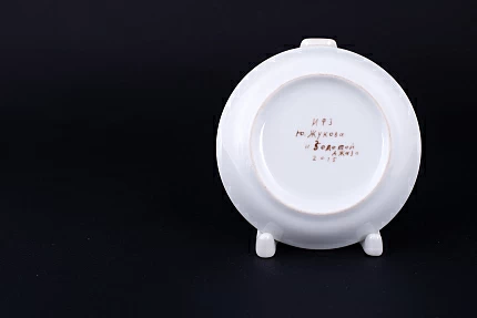 Тарелка декоративная Золотой джаз, на форме Европейская, арт 60.09099.00.1