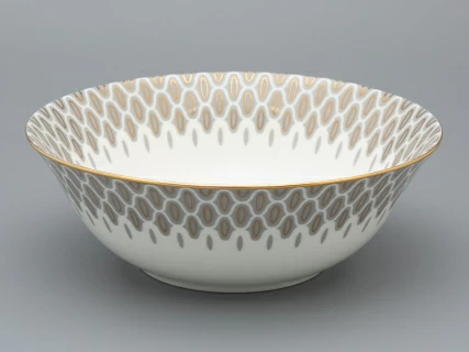 Салатник 240 мм форма, рисунок Саламандра Грей, арт 80.04752.00.1, 