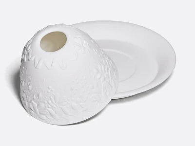 Подсвечник Литофания Рождественский венок LED светильник, арт. 81.10259.00.1