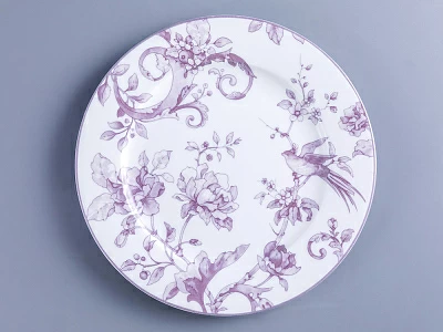 Тарелка мелкая 215 мм форма Европейская рисунок Monplaisir Violet, арт. 80.37452.00.5