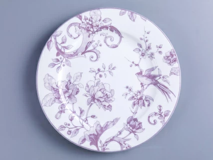 Тарелка мелкая 215 мм форма Европейская рисунок Monplaisir Violet, арт. 80.37452.00.5,  Тарелка мелкая 215 мм форма Европейская рисунок Monplaisir Violet, арт. 80.37452.00.5,