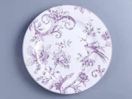 Тарелка мелкая 215 мм форма Европейская рисунок Monplaisir Violet, арт. 80.37452.00.5