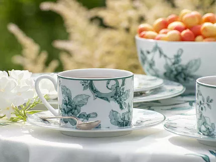 Чашка с блюдцем форма Соло Рисунок Monplaisir Green, арт. 81.32898.00.1