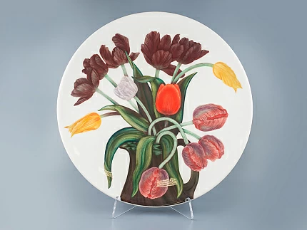 Блюдо декоративное 450 мм, форма Круглая, рисунок Весна. Тюльпаны, арт 80.88175.00.1 Блюдо декоративное 450 мм, форма Круглая, рисунок Весна. Тюльпаны, арт 80.88175.00.1