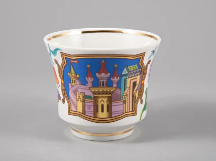 Сервиз чайный форма Банкетная рисунок Чудоград 6 персон 14 предметов арт. 81.29156.00.1, 