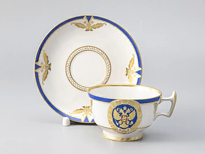 Сервиз чайный Александрия Золотой орел, 6 персон 21 предмет, арт. 81.14863.01.1