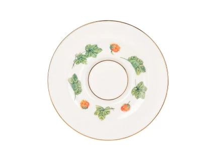 Чашка с блюдцем чайная форма Айседора рисунок Морошка арт. 81.26753.00.1,  Чашка с блюдцем чайная форма Айседора рисунок Морошка арт. 81.26753.00.1,