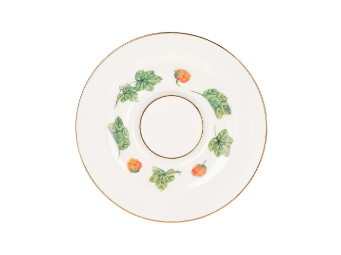 Чашка с блюдцем чайная форма Айседора рисунок Морошка арт. 81.26753.00.1,  Чашка с блюдцем чайная форма Айседора рисунок Морошка арт. 81.26753.00.1,