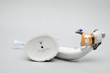 Скульптура Дама с арапчонком Петровская Ассамблея арт. 82.51222.00.1 Скульптура Дама с арапчонком Петровская Ассамблея арт. 82.51222.00.1