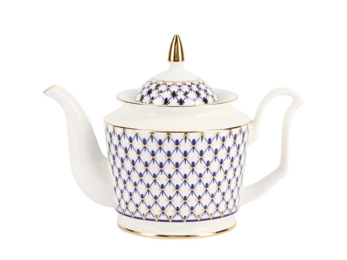 Сервиз чайный форма Юлия рисунок Кобальтовая сетка, 6 персон 14 предметов арт. 81.26236.00.1, 