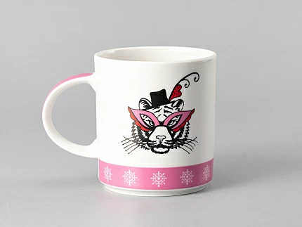 Кружка форма Стандарт рисунок Карнавал в розовом, арт. 80.37968.00.1 Кружка форма Стандарт рисунок Карнавал в розовом, арт. 80.37968.00.1