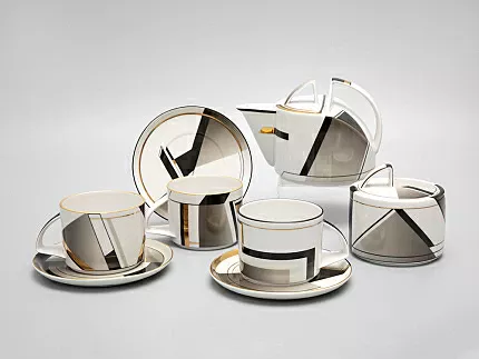 Сервиз чайный форма Баланс рисунок Проект, 6 персон 14 предметов арт. 81.28760.00.1