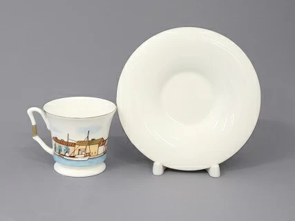 Чашка с блюдцем кофейная 145 мл форма Юлия рисунок Петербург арт. 81.18670.00.1, 