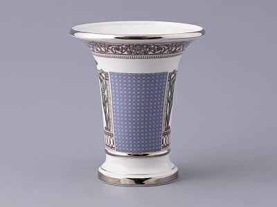 Ваза форма Ампирная рисунок Серебряный город, арт. 80.47619.00.1